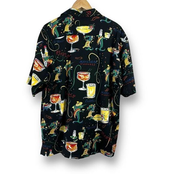 Aftco Bluewater Men's L Button Up Party Shirt Multicolor Margarita Madness - Picture 2 of 10